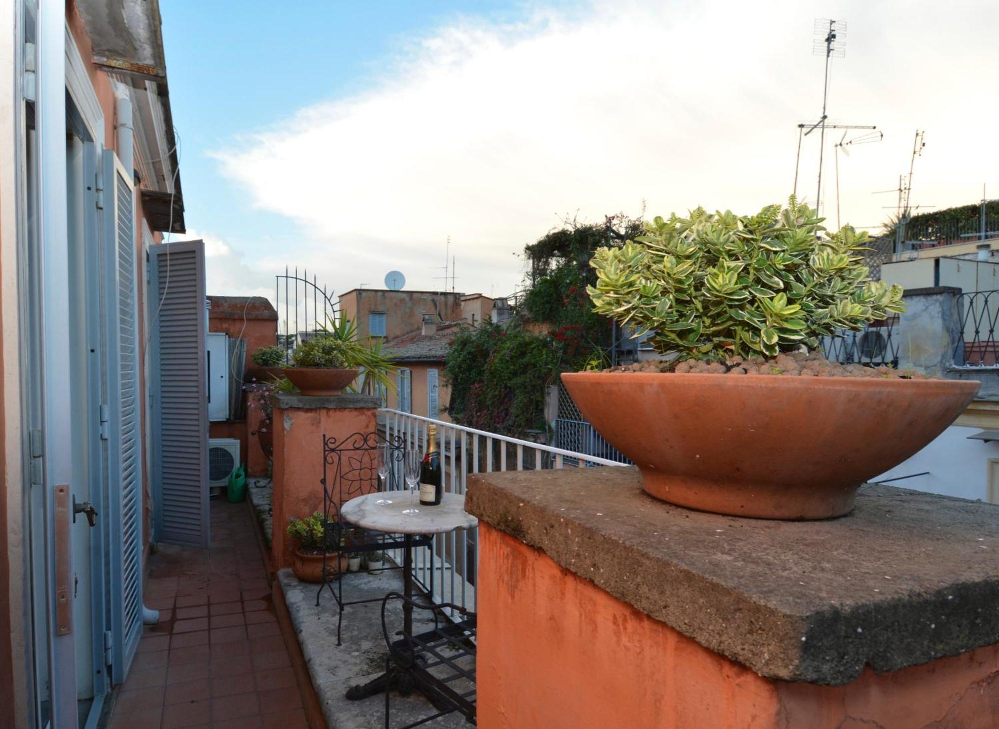 Spanish Steps Corner Rome Ruang foto
